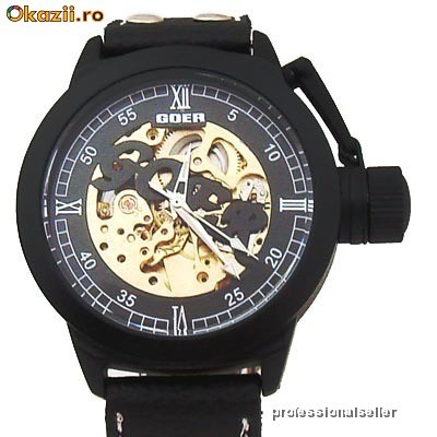 Ceas Skeleton Goer Model Superb foto mare