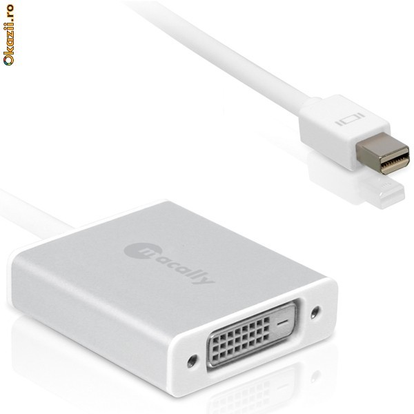 Adaptor Mini Display Port DVI - Macally MD-DVI foto mare