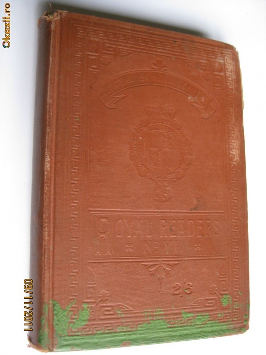 THE ROYAL READERS No.VI EDITIA ORIGINALA DIN 1912 CARE A APARTINUT MARELUI SAVANT N.V.KARPEN foto mare