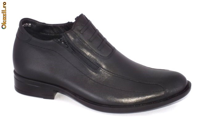 Botine Oxford din piele foto mare