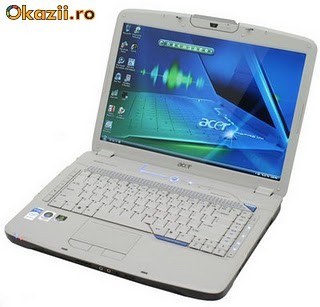 Laptop Acer Aspire 5520 defect + Geanta + Mouse foto mare