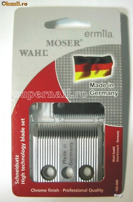 Set de lame pt schimbare  pt masina de tuns  animale moser REX tip: 1230/(1750/1849/1233/1234) foto mare