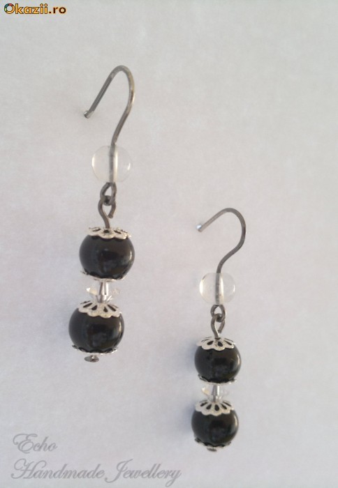 Cercei Handmade - Twins (cer00047) foto mare