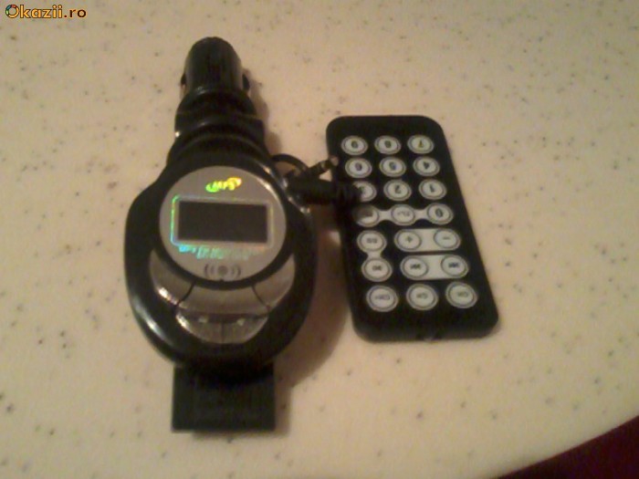 modulator fm cu telecomanda foto mare