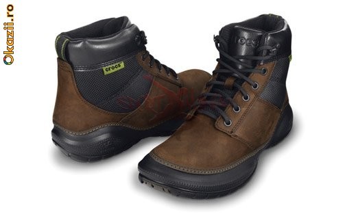 Ghete Crocs Yukon mid espresso (150) foto mare