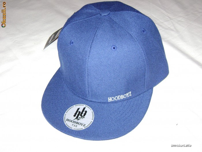 Sapca albastra HoodBoyz 7 1/2 gen New Era Hip Hop foto mare