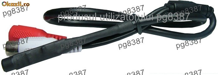 Microfon cu preamplificator incorporat, 9-12 V-0240 foto mare