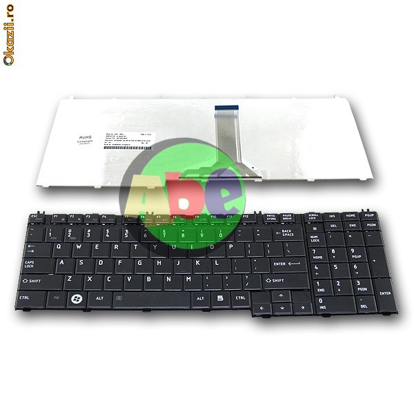 TASTATURA LAPTOP TOSHIBA A500 A505 A505D F501 L535 L600 P505  QOSMIO X505 foto mare