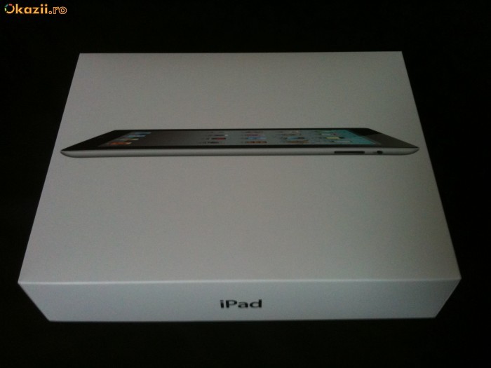 iPad 2 3G  32GB NEGRU  /  NOU foto mare