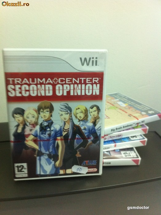 Joc  Wii Trauma Center Second Opinion original PAL foto mare
