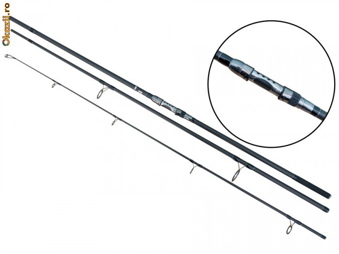 LANSETA BARACUDA COCAINE CARP 3,90 M DIN 3 BUC- CARBON HQ 36TC>99% (FULL CARBON) foto mare