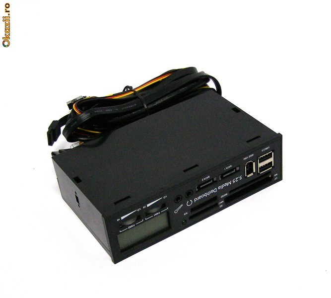 Cititor carduri de memorie 5.25 USB2.0 CX-ICR-009 foto mare