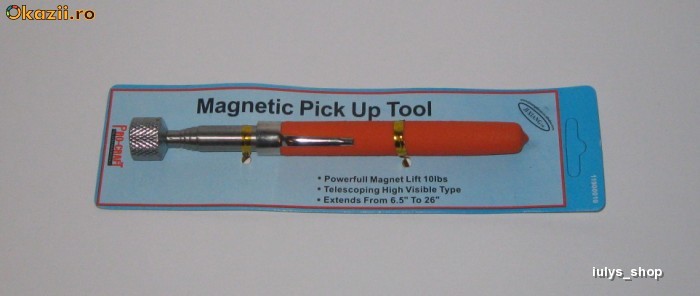 TIJA TELESCOPICA CU MAGNET TRANSPORT GRATUIT SAU DOAR 9.9 LEI PRIN FAN COURIER +CADOU IN VALOARE DE MAXIM 10 LEI foto mare