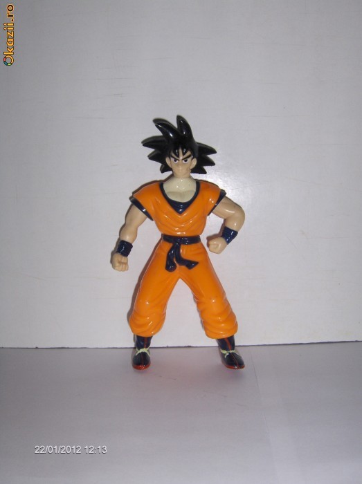 DRAGON BALL Z - Figurina GOKU - Lewis Toys 2000, 15cm foto mare