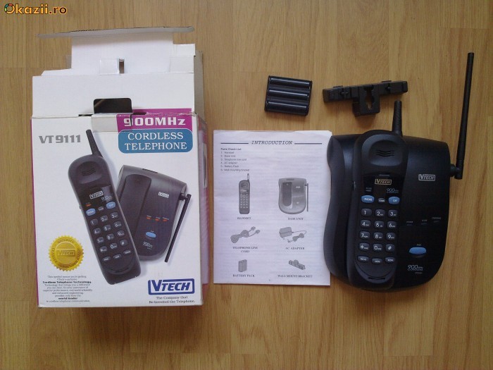 Telefon Vtech Cordless Vt 911 foto mare