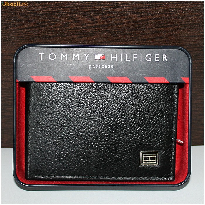 *** Portofel TOMMY HILFIGER, Barbati, PIELE, 100% AUTENTIC *** foto mare