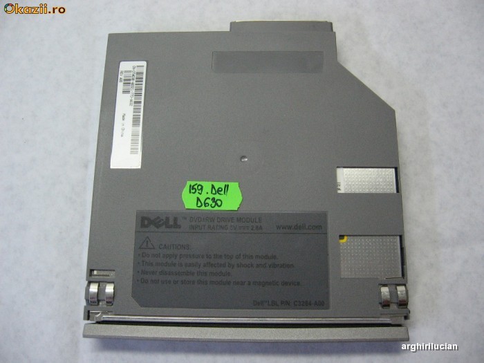 Unitate optica + caddy C3284-A00 IDE DVD Burner DVD-RW 159 Dell D630 foto mare