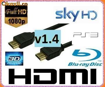 Cablu HDMI 1.4 5 metri foto mare