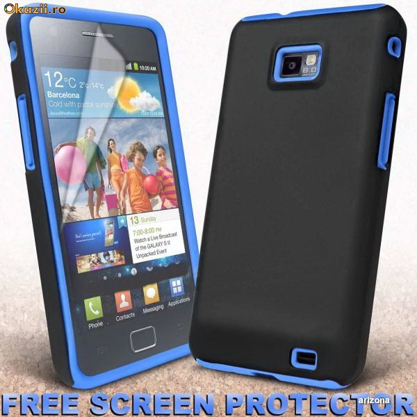 Vand Husa protectie SAMSUNG GALAXY S2 I9100 + folie ecran foto mare