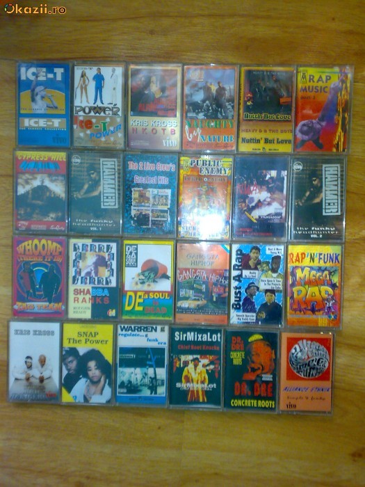 Vand casete RAP / HIP HOP strain + romanesc foto mare