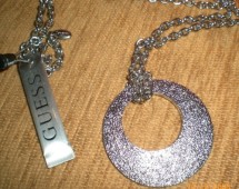 Lant Guess Marciano Silver Sandblast Donut