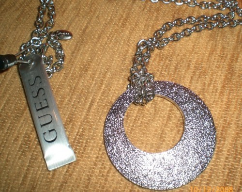 Lant Guess Marciano Silver Sandblast Donut foto mare