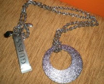 Lant Guess Marciano Silver Sandblast Donut
