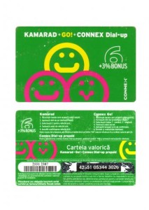 CARTELA  CONNEX KAMARAD 6 USD  + 3 % ** foto