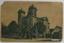 Sinagoga Brod (Serbia) 1918 - circulata foto