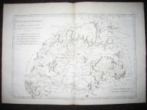 * Harta  Bonne's - 1787 foto