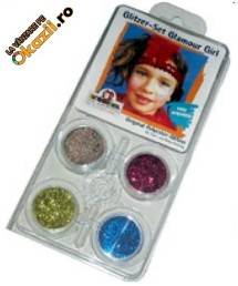 Glamour girl face paint pictura pe fata si corp foto