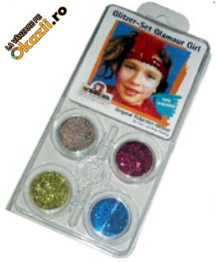 Glamour girl face paint pictura pe fata si corp foto mare