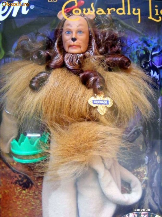 Papusa Ken in rolul Leului Las din seria Wizard Of Oz! foto mare