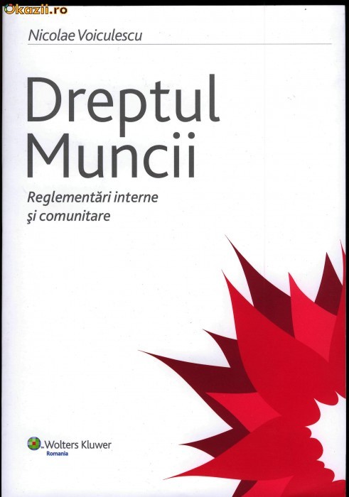 DREPTUL MUNCII - Nicolae Voiculescu - 2007 foto mare