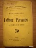 Montesquieu - Lettres Persanes - interbelica