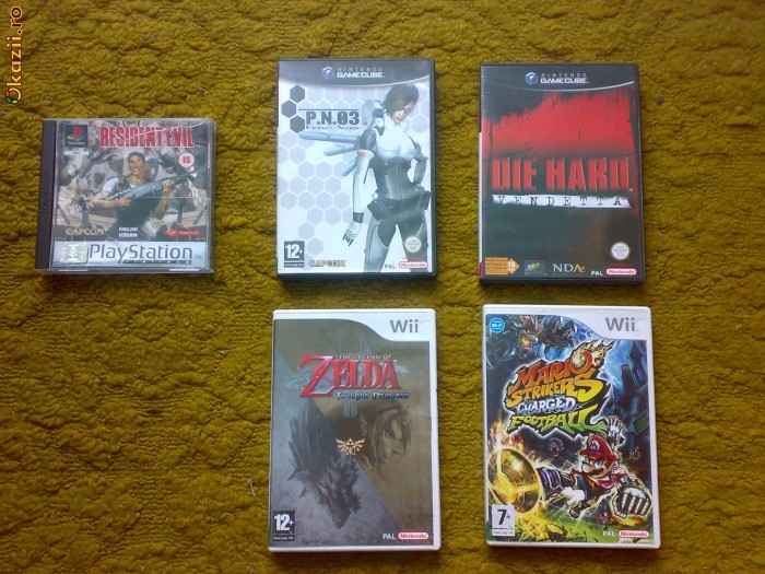 Vand 2 jocuri Wii   MARIO + ZELDA foto mare