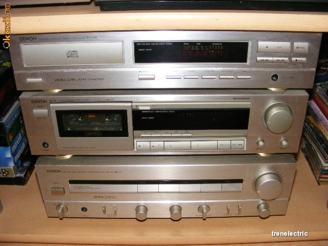 Linie DENON (amplificator, deck, CD) sampanie foto mare
