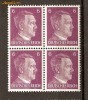 Timbre Germania Reich 1945/785 Bloc de 4 nestampilat