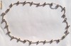 Colier aurit, model deosebit, 44CM
