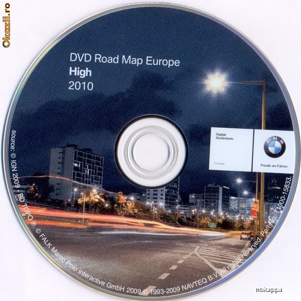 BMW Road Map Europe (2011).