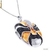 SUPER: lantisor ag pandativ masca japoneza 0.5ct diamante ++