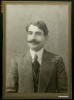 Foto colectie portret  studiou 1909. Monsieur Moustache