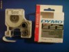 Caseta D1 DYMO LABEL  marcator etichete BLACK /WHITE