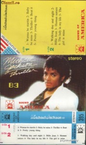 Caseta Audio Originala - MICHAEL JACKSON - Thriller - foto