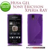 HUSA S-LINE MOV GEL - SILICON SONY ERICSSON XPERIA RAY - TRANSPORT GRATUIT