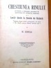 CHESTIUNEA RINULUI - NICOLAE IORGA (1912)