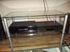 STAND RACK pt aparatura audio video deck. Am pus 10 aparate casetofon, cd player, amplificator, minidisc, tuner, pick-up