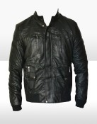 Geaca Piele Ecologica Neagra - Calitate +++ Geci - Model Nou Clubbing - Pret 130 lei foto