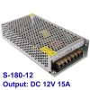 Sursa 12v 15A. 180W Pentru camere supraveghere. Leduri.