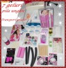 KIT UNGHII FALSE,7 GELURI UV,PILA ELECTRICA, SET MANICHIURA, LAMPA UV 36W, PRIMER, TOPCOAT, CLEANER, REMOVER GEL, CARUSELE FIMO, PILE, etc